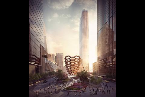 Public square and gardens Hudson Yards New York